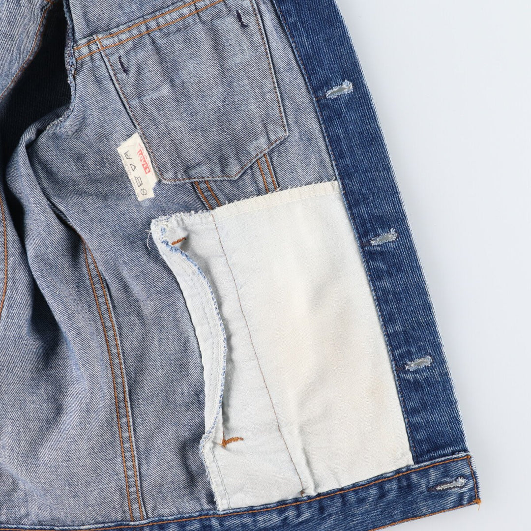 90'S Levi's 70506-0217 Euro Model Denim Jacket, Jean Jacket, Made in France, Men's S Size, Vintage /eaa493203