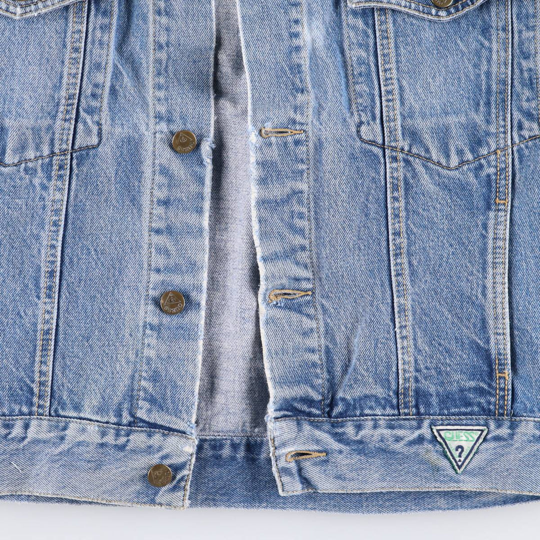 90'S Guess GEORGES MARCIANO denim jacket, made in USA, women's XL size, vintage /eaa493207