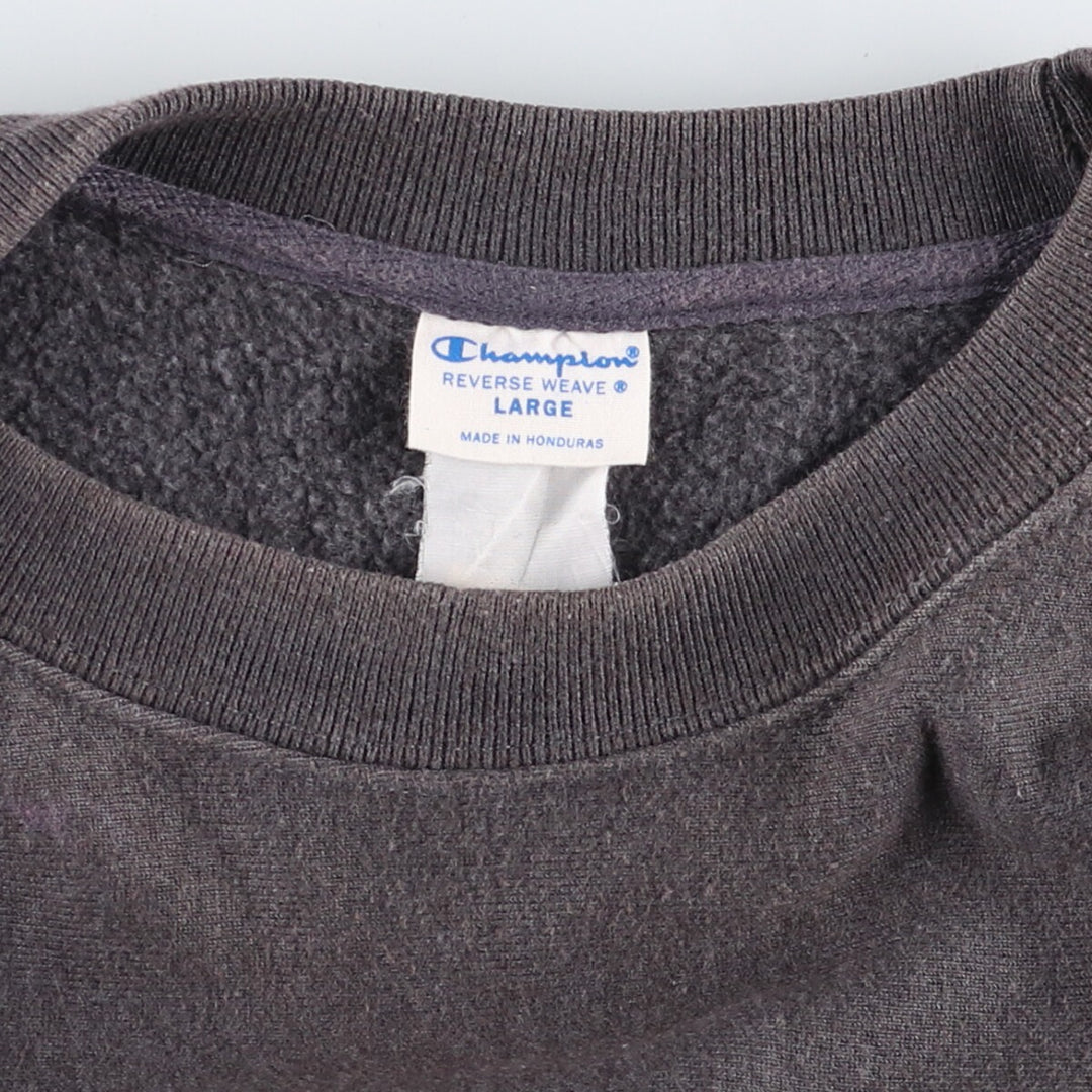 Champion Reverse Weave Replica Single Color Tag Logo Sweatshirt Trainer Men's L Size / eaa493254