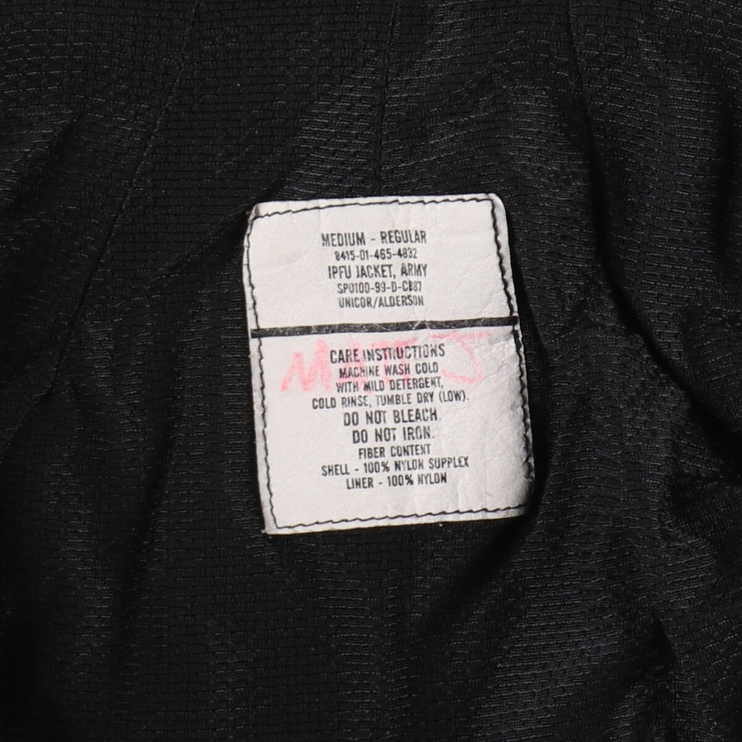 90'S USARMY IPFU Training Jacket Nylon Jacket Made in USA MEDIUM-REGULAR Men's M equivalent /eaa493265