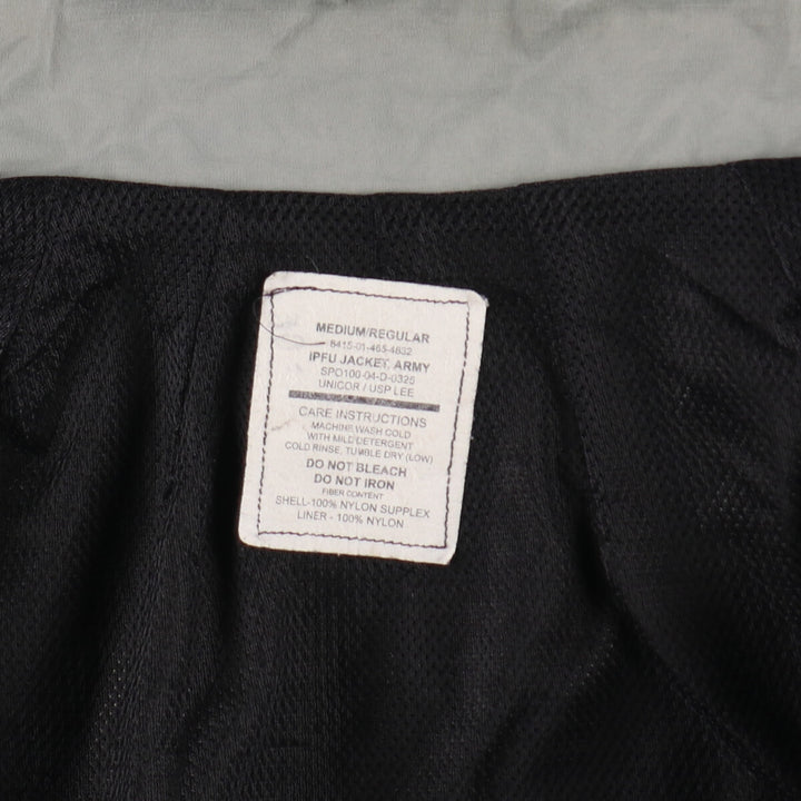 00'S USARMY IPFU Training Jacket Nylon Jacket Made in USA MEDIUM/REGULAR Men's M equivalent /eaa493266
