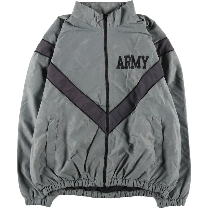 Genuine US Army IPFU Training Jacket, Camouflage Pattern Nylon Jacket, Made in USA, Large/Regular, Men's L equivalent /eaa493271