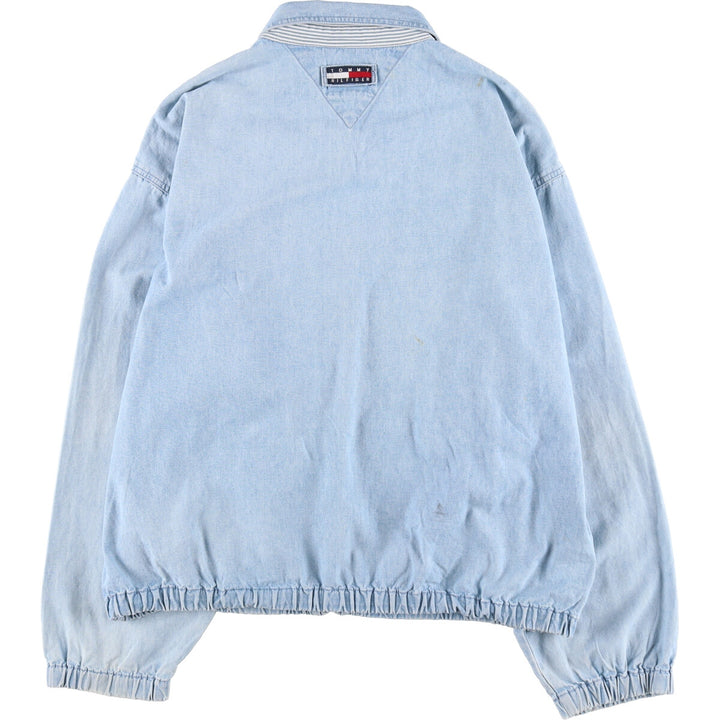90s~ Tommy Hilfiger Chambray Swing Top Sports Jacket Men's XXL / eaa493277