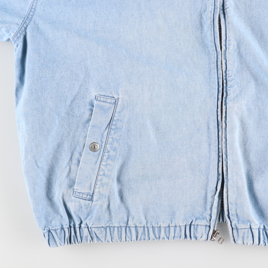 90s~ Tommy Hilfiger Chambray Swing Top Sports Jacket Men's XXL / eaa493277