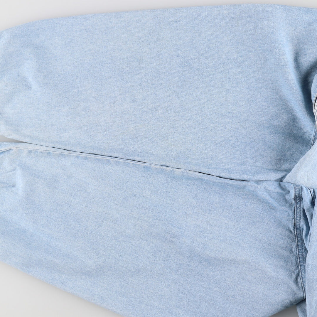 90s~ Tommy Hilfiger Chambray Swing Top Sports Jacket Men's XXL / eaa493277