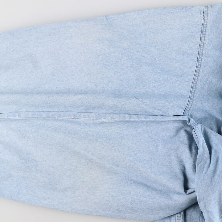 90s~ Tommy Hilfiger Chambray Swing Top Sports Jacket Men's XXL / eaa493277