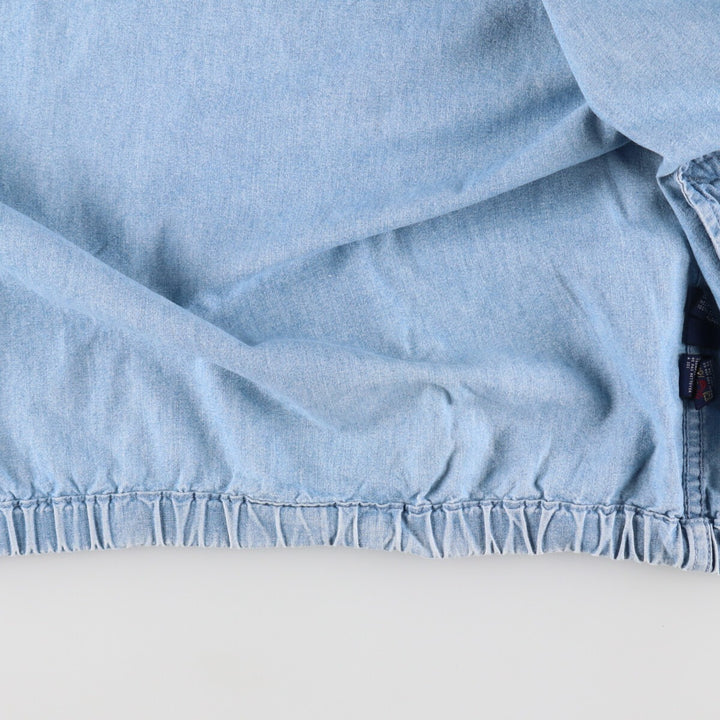 90s~ Tommy Hilfiger Chambray Swing Top Sports Jacket Men's XXL / eaa493277