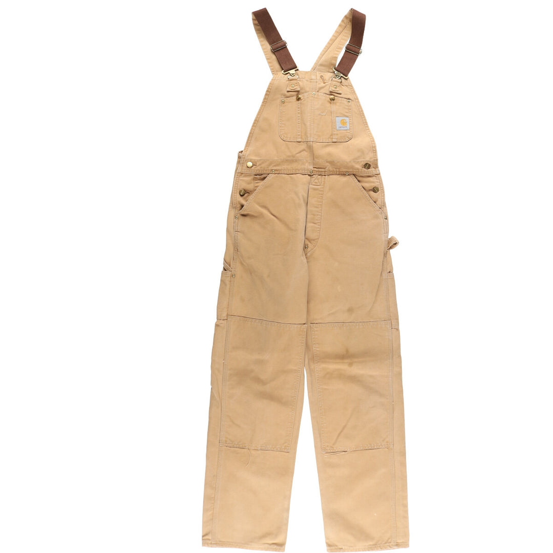 90'S Carhartt Double Knee Duck Overalls Made in USA Men's W32 Vintage /eaa493335