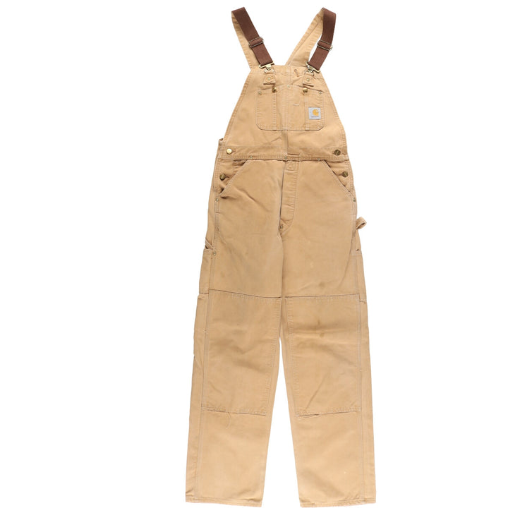 90'S Carhartt Double Knee Duck Overalls Made in USA Men's W32 Vintage /eaa493335