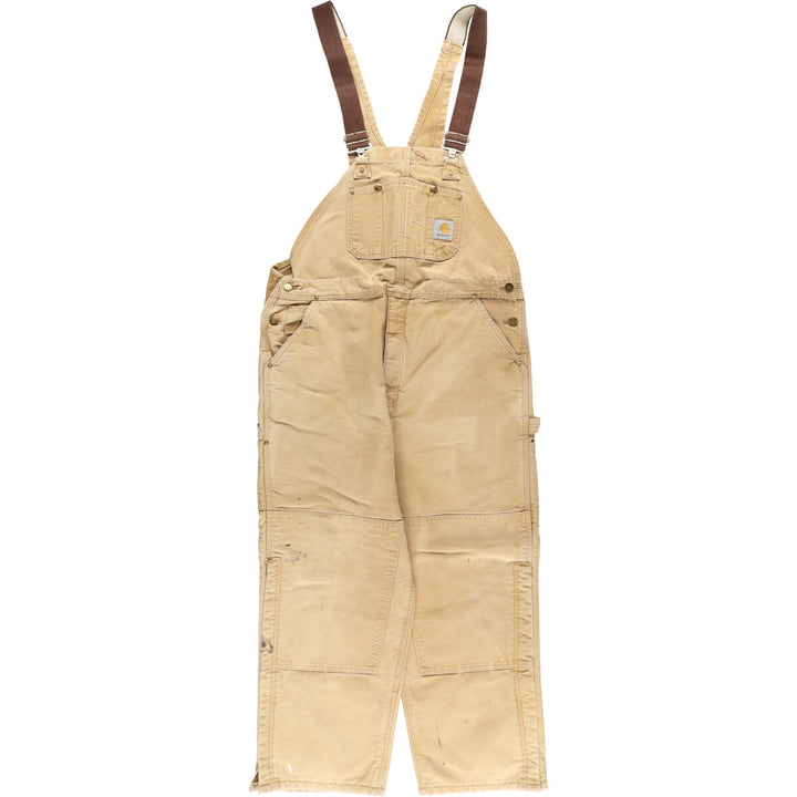 Big size Carhartt double knee duck overalls made in USA, men's w39 equivalent / eaa493345