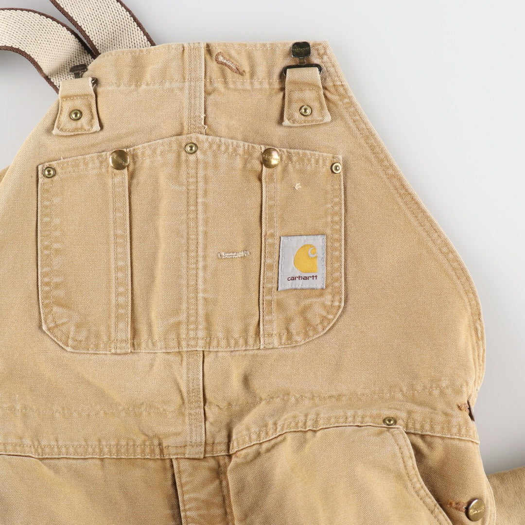 Big size Carhartt double knee duck overalls made in USA, men's w39 equivalent / eaa493345