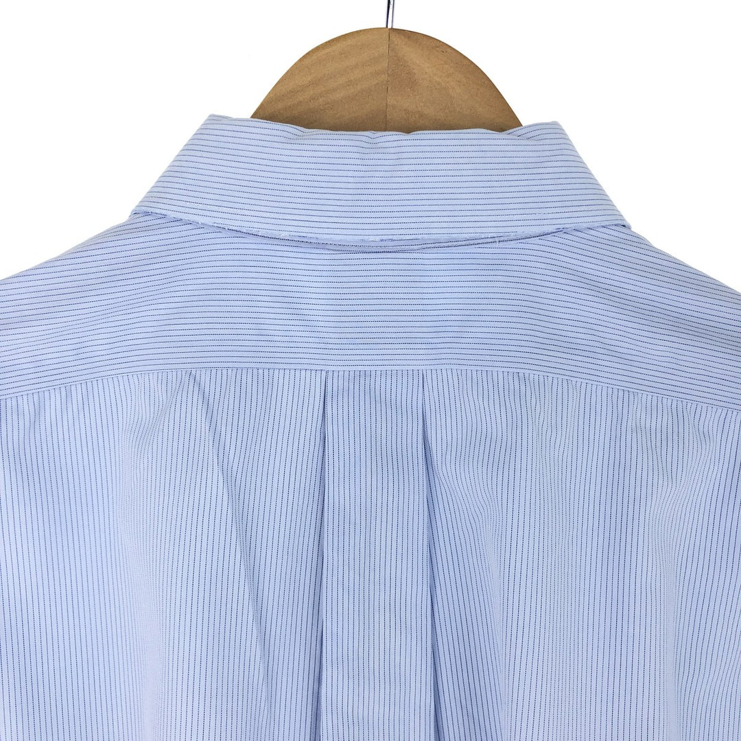 Brooks Brothers Est.1818 REGENT Wide Collar Long Sleeve Cotton Striped Shirt Men's L / eaa493420