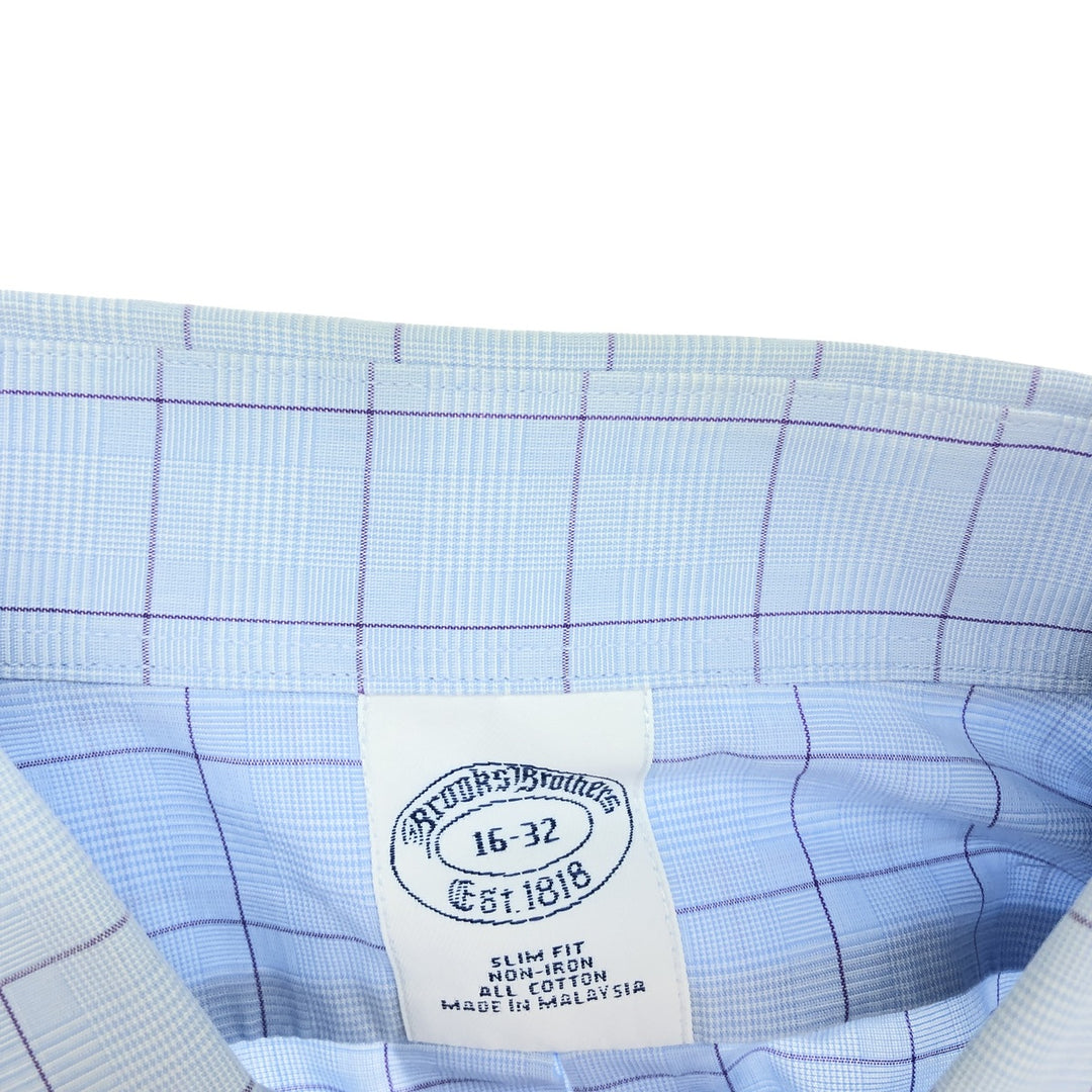 Brooks Brothers Long Sleeve Cotton Check Shirt Men's Size L / eaa493459