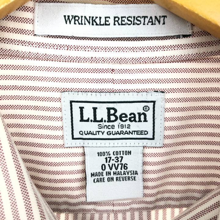 LLBean Long Sleeve Button-Down Striped Shirt Men's XL /eaa493463