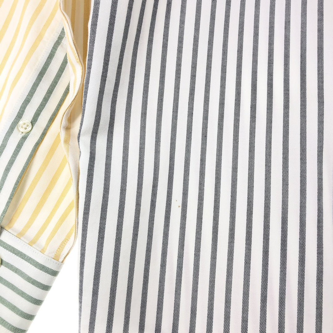 Brooks Brothers Est.1818 Long Sleeve Button-Down Striped Shirt Men's Size L Crazy Pattern /eaa493469