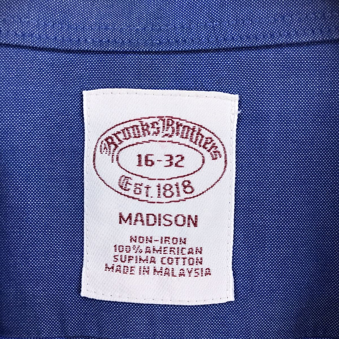 Brooks Brothers Est.1818 MADISON long sleeve button down shirt, men's size L / eaa493474