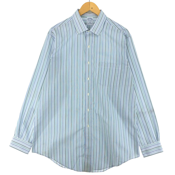 Brooks Brothers Est.1818 Long Sleeve Cotton Striped Shirt Men's L size / eaa493479