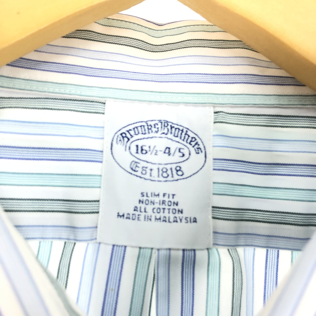 Brooks Brothers Est.1818 Long Sleeve Cotton Striped Shirt Men's L size / eaa493479