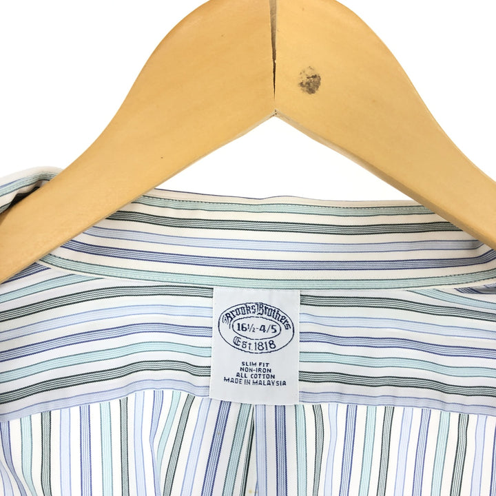 Brooks Brothers Est.1818 Long Sleeve Cotton Striped Shirt Men's L size / eaa493479