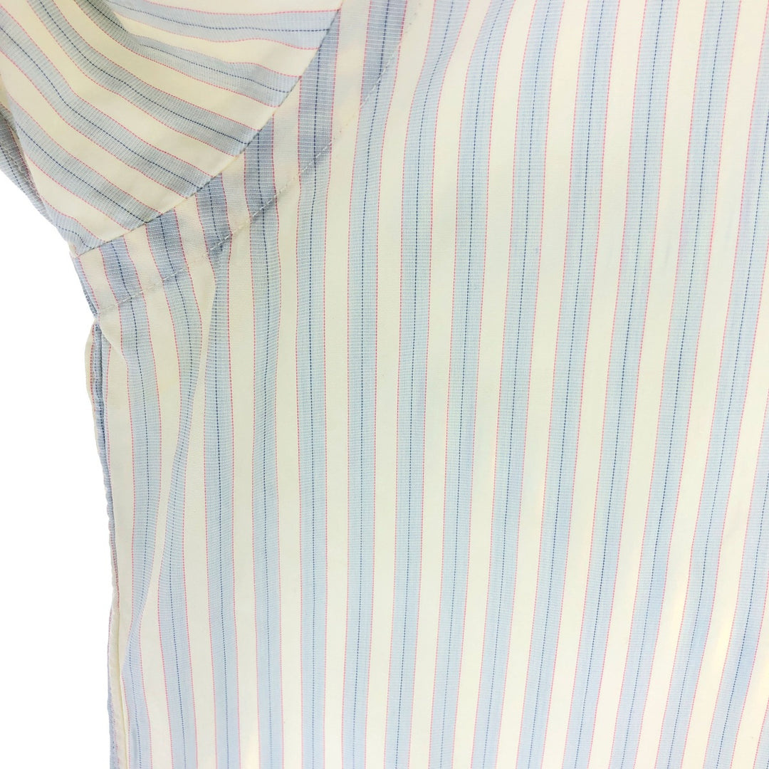 90'S Brooks Brothers Est.1818 Wide Collar Long Sleeve Cotton Striped Shirt Made in USA Men's M Size Vintage /eaa493484