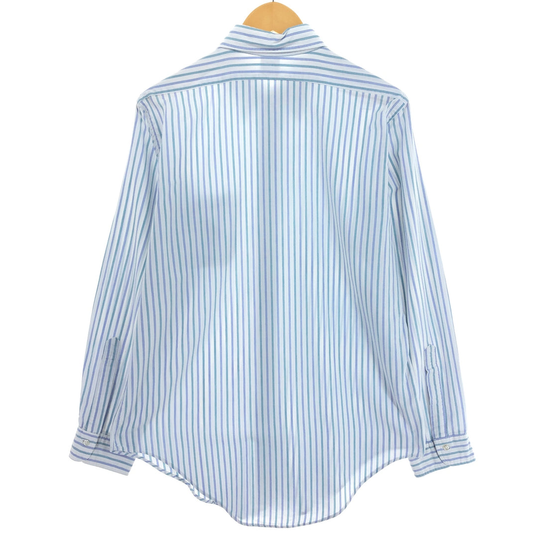 Brooks Brothers MAKERS Long Sleeve Button-Down Striped Shirt Made in USA Men's L /eaa493526