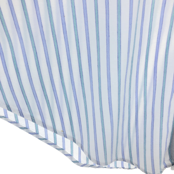 Brooks Brothers MAKERS Long Sleeve Button-Down Striped Shirt Made in USA Men's L /eaa493526