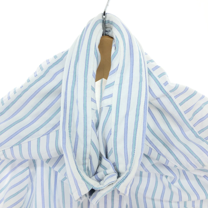 Brooks Brothers MAKERS Long Sleeve Button-Down Striped Shirt Made in USA Men's L /eaa493526