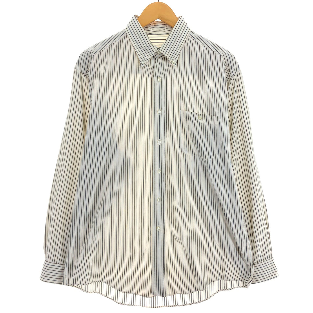 Brooks Brothers MAKERS Long Sleeve Button-Down Striped Shirt Made in USA Men's M Size /eaa493531