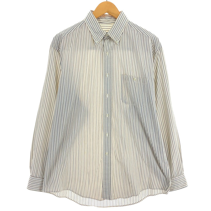 Brooks Brothers MAKERS Long Sleeve Button-Down Striped Shirt Made in USA Men's M Size /eaa493531