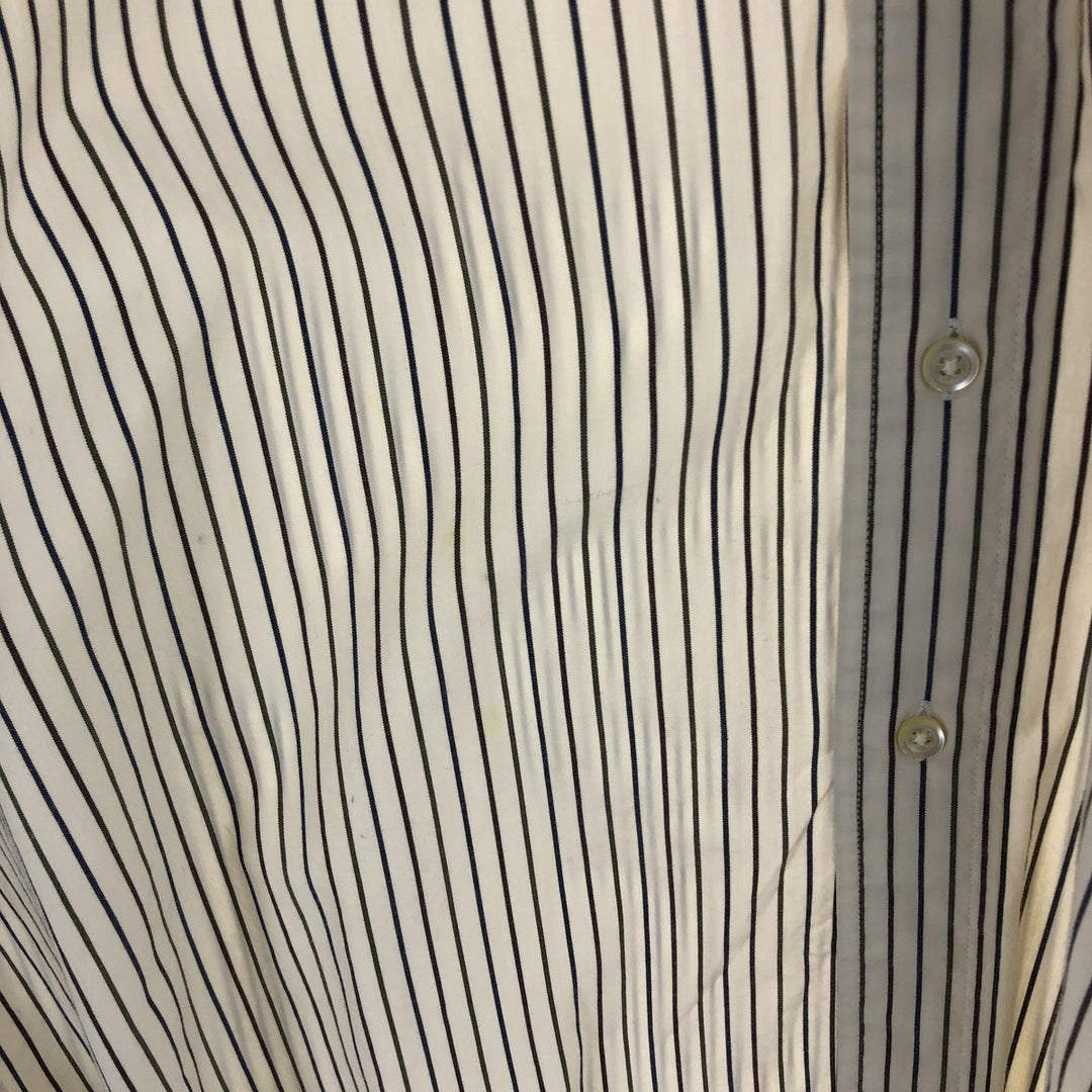 Brooks Brothers MAKERS Long Sleeve Button-Down Striped Shirt Made in USA Men's M Size /eaa493531
