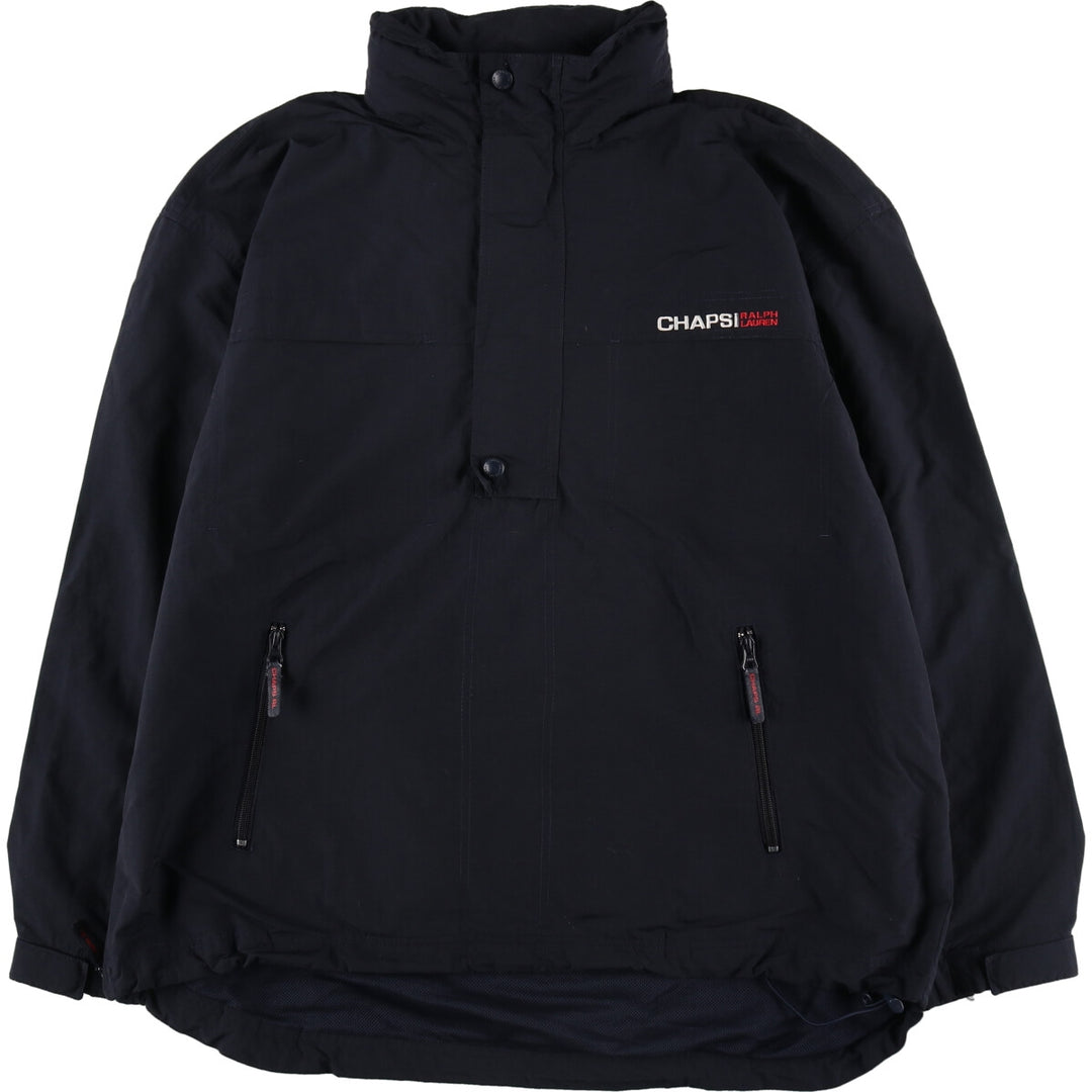 90'S Ralph Lauren CHAPS Half-Zip Nylon Pullover Men's XL Vintage /eaa493539