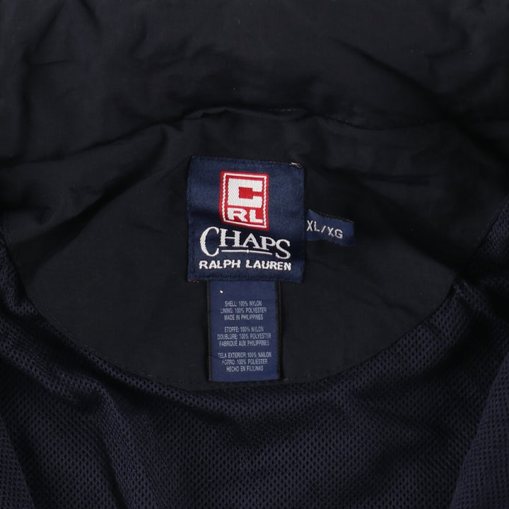 90'S Ralph Lauren CHAPS Half-Zip Nylon Pullover Men's XL Vintage /eaa493539