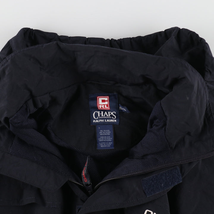 90'S Ralph Lauren CHAPS Half-Zip Nylon Pullover Men's XL Vintage /eaa493539