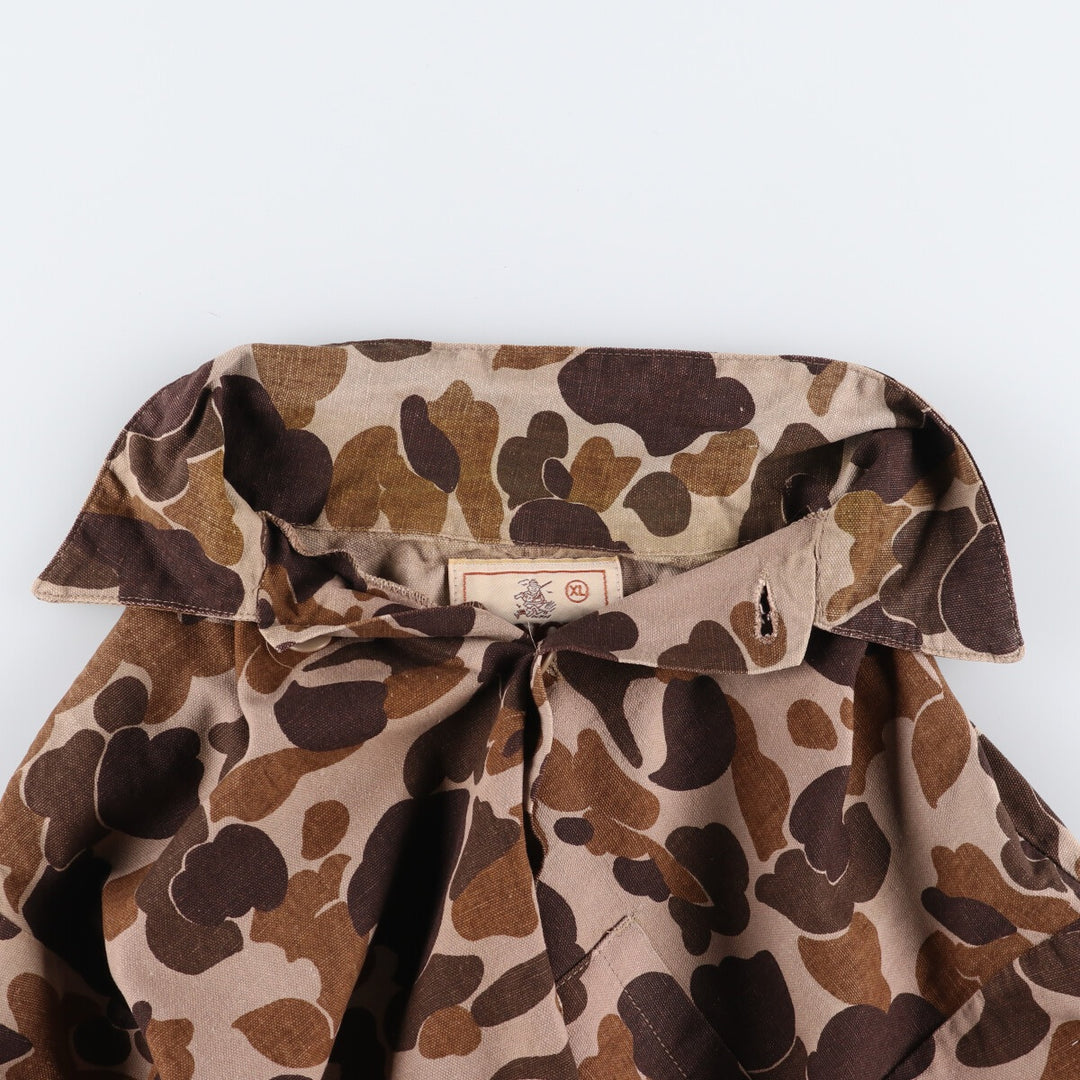 70s~80'S RANGER Camouflage Pattern Duck Hunter Camo Hunting Jacket Men's XL equivalent Vintage /eaa493594
