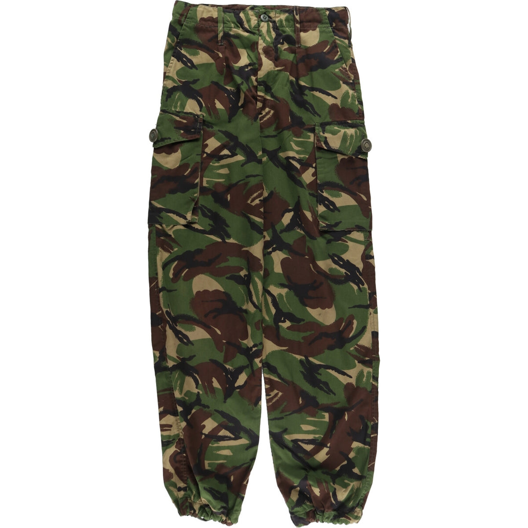 Authentic British Army Camouflage Pattern DPM Camo Military Cargo Combat Pants, Size 85 unclear Khaki type Vintage Second Hand