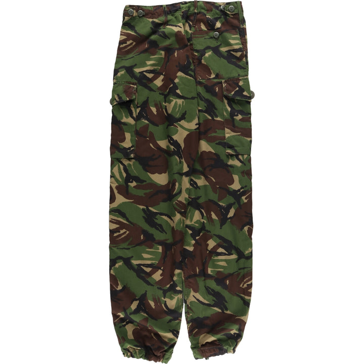 Authentic British Army Camouflage Pattern DPM Camo Military Cargo Combat Pants, Size 85 unclear Khaki type Vintage Second Hand