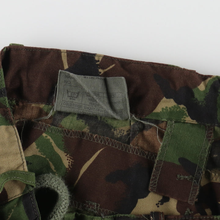 Authentic British Army Camouflage Pattern DPM Camo Military Cargo Combat Pants, Size 85 unclear Khaki type Vintage Second Hand