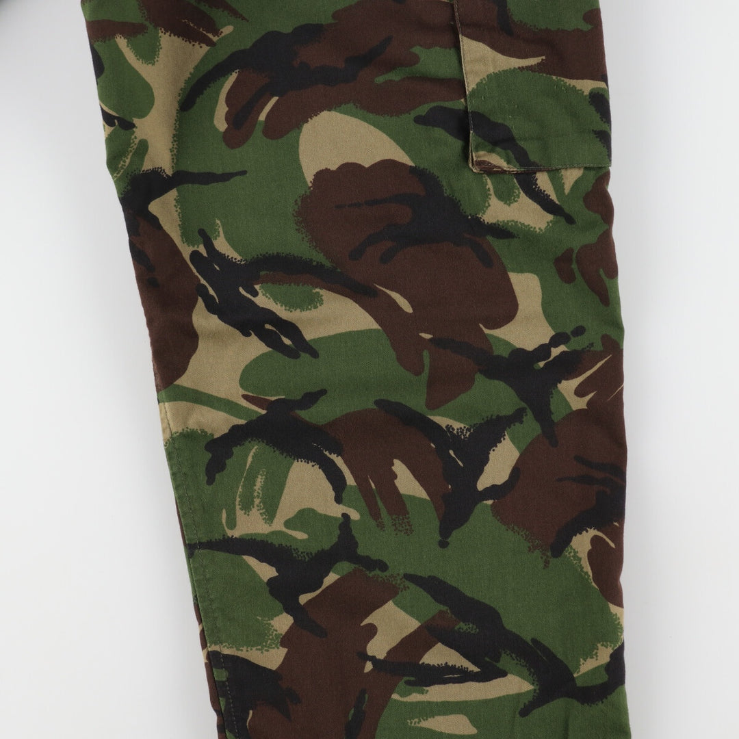 Authentic British Army Camouflage Pattern DPM Camo Military Cargo Combat Pants, Size 85 unclear Khaki type Vintage Second Hand