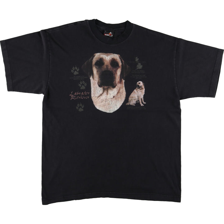 90s~00'S AND 1 Dog Pattern Animal T-Shirt Made in USA Men's XL /eaa493702