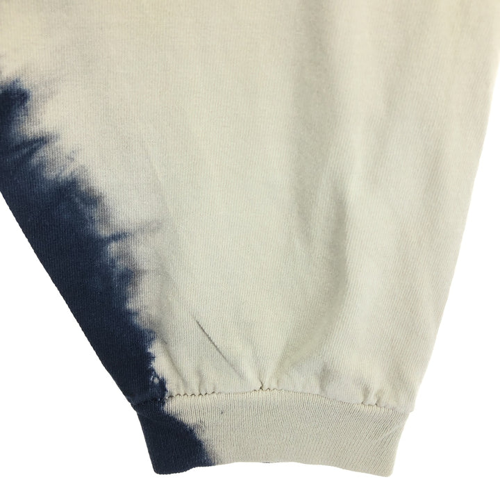 Harley-Davidson Tie-dye Pattern Long T-shirt Made in USA Men's XL cotton Beige type Vintage Second Hand