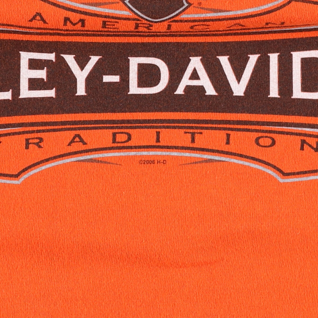 00'S Harley-Davidson Long Sleeve T-Shirt Made in USA Men's Size L /eaa493778