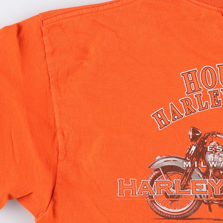 00'S Harley-Davidson Long Sleeve T-Shirt Made in USA Men's Size L /eaa493778