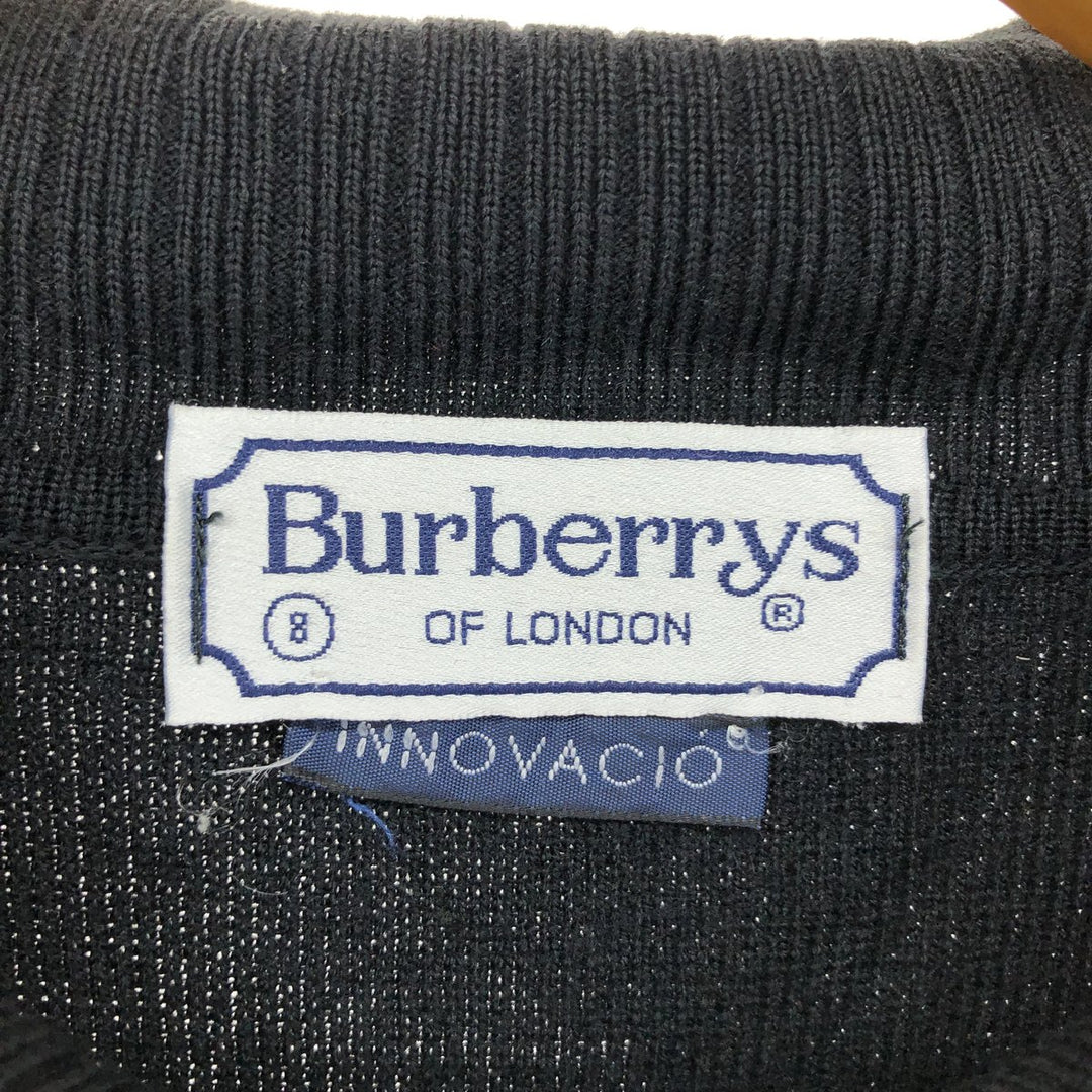 90s~ Burberry's LONDON collared wool knit cardigan, men's XL size, vintage / eaa493795