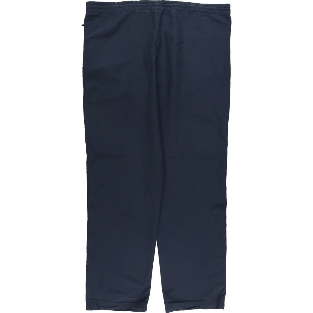 00'S Adidas warm-up pants, nylon pants, rustling pants, men's size M polyester navy blue type Vintage Second Hand