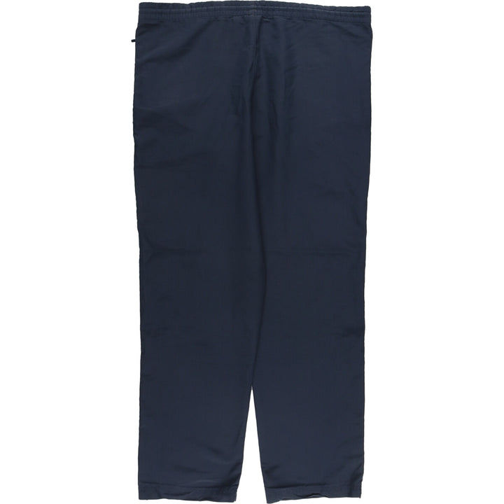 00'S Adidas warm-up pants, nylon pants, rustling pants, men's size M polyester navy blue type Vintage Second Hand