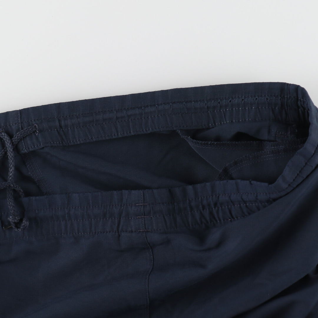 00'S Adidas warm-up pants, nylon pants, rustling pants, men's size M polyester navy blue type Vintage Second Hand