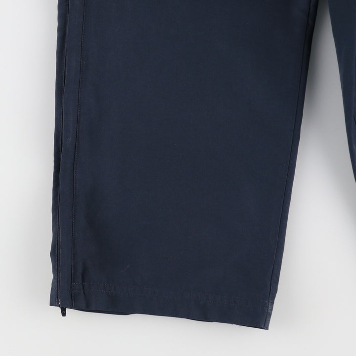 00'S Adidas warm-up pants, nylon pants, rustling pants, men's size M polyester navy blue type Vintage Second Hand