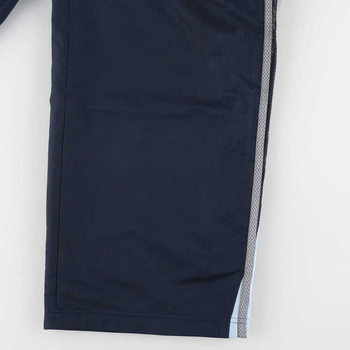00'S Adidas warm-up pants, nylon pants, rustling pants, men's size L polyester navy blue type Vintage Second Hand