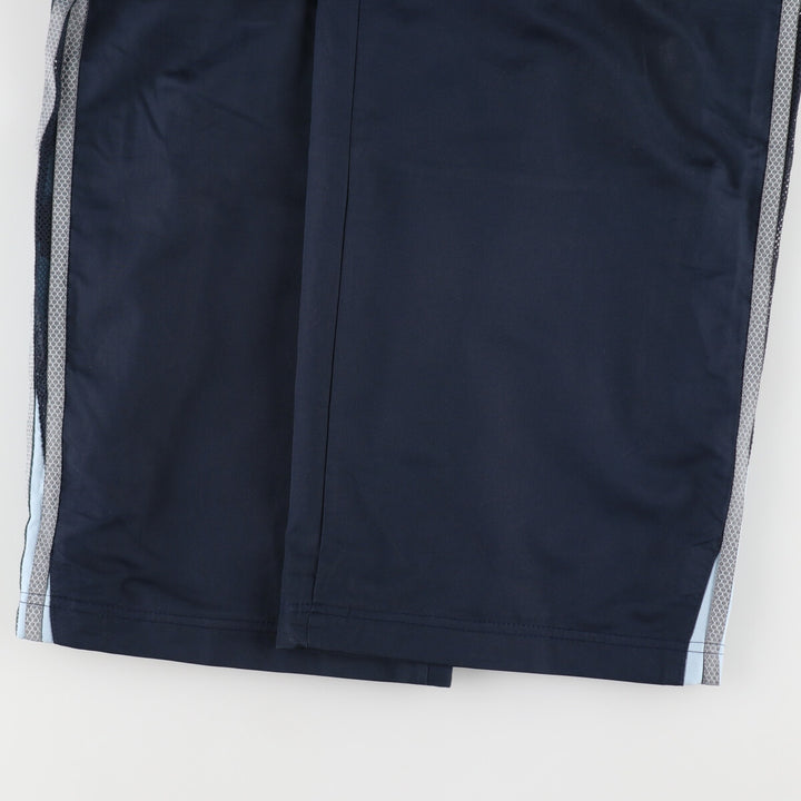 00'S Adidas warm-up pants, nylon pants, rustling pants, men's size L polyester navy blue type Vintage Second Hand