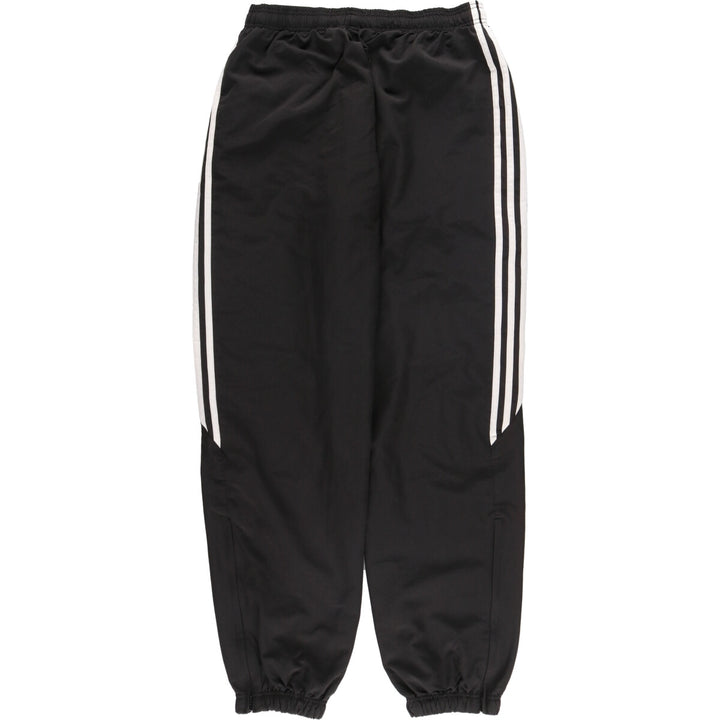00'S Adidas warm-up pants, nylon pants, rustling pants, men's size M polyester black type Vintage Second Hand
